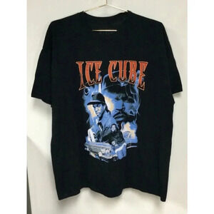 Vintage Men's Ice Cube T-Shirt 2XL Black‎